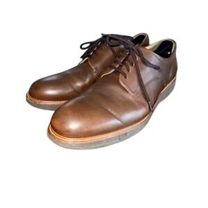 Samuel Hubbard Founder Shoes Men's sz 11.5 Brown Chestnut Leather Oxford Comfort